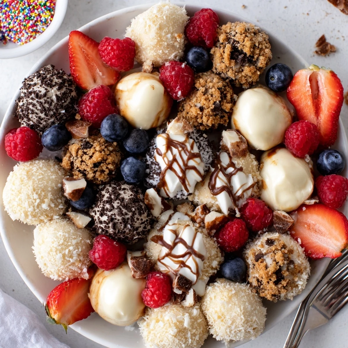 Deconstructed Dessert Board Cheesecake