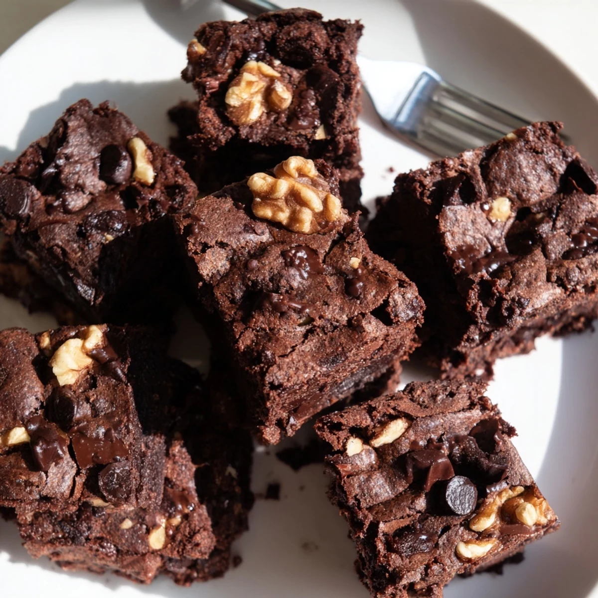 Indulge in moist Zero-Waste Brownies made with leftover nut-milk pulp, perfect for any occasion.