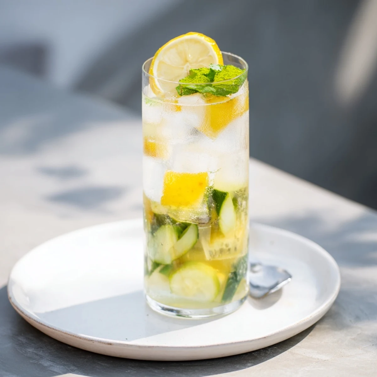 Colorful mocktails infused with strawberries and lemons, perfect for summer gatherings.  