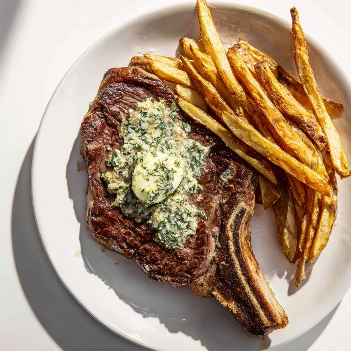 Garlic Butter Steak Fries