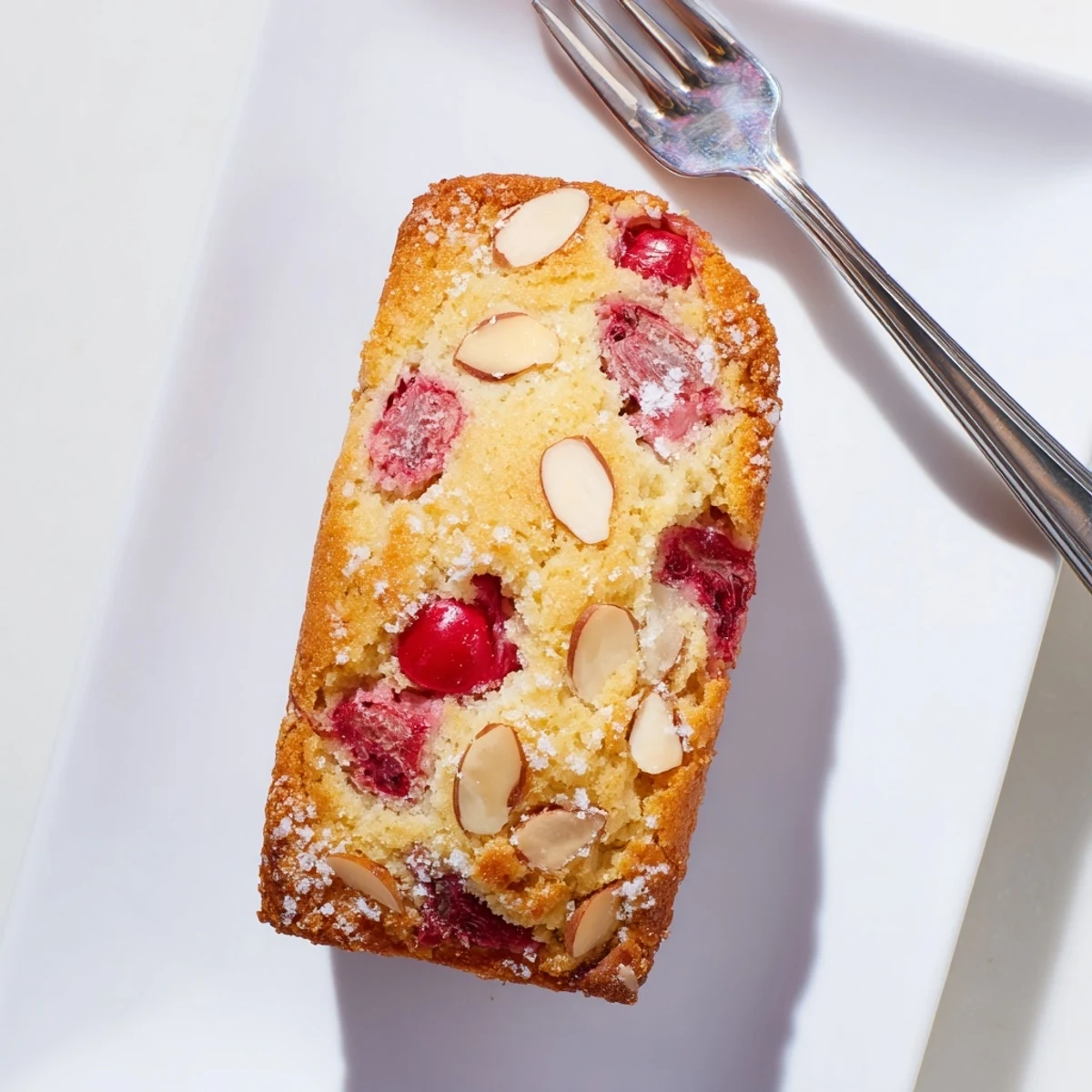 Cherry Almond Loaf Cake