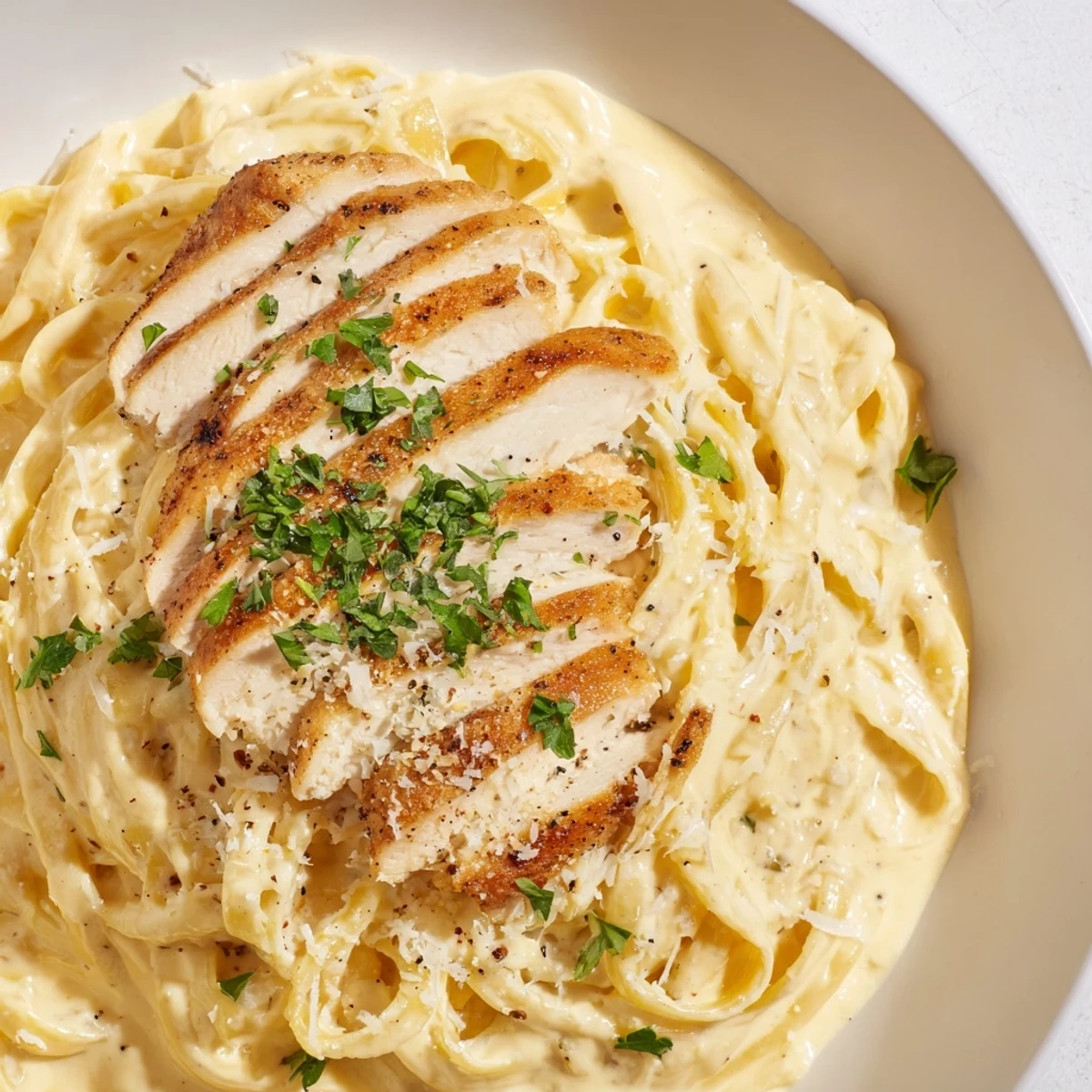 Cajun Chicken Alfredo Fettuccine