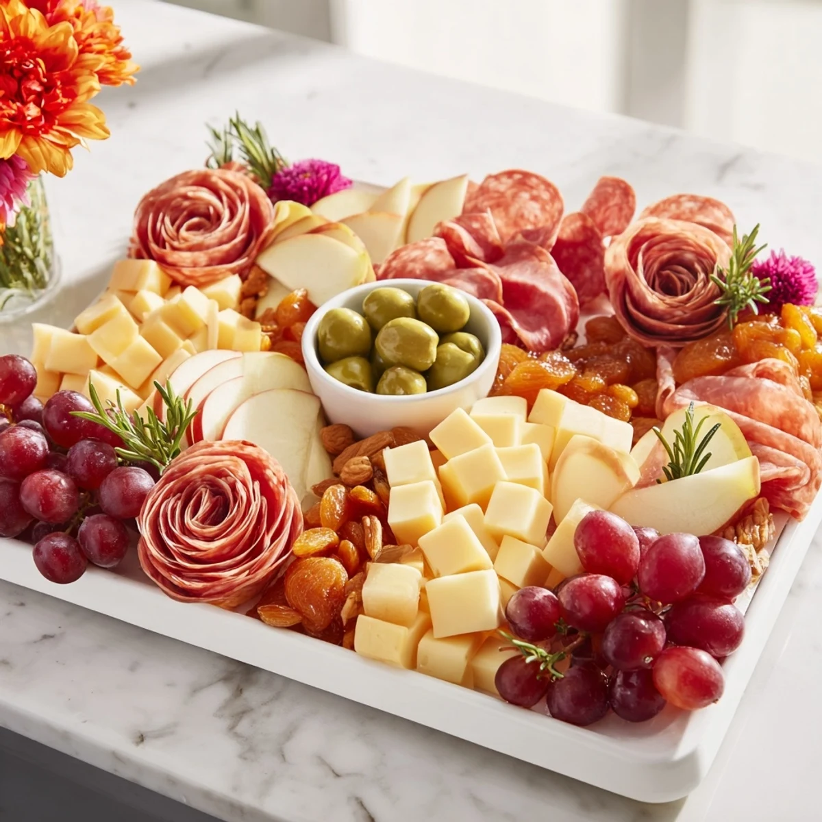 Holiday Bow Appetizer Platter