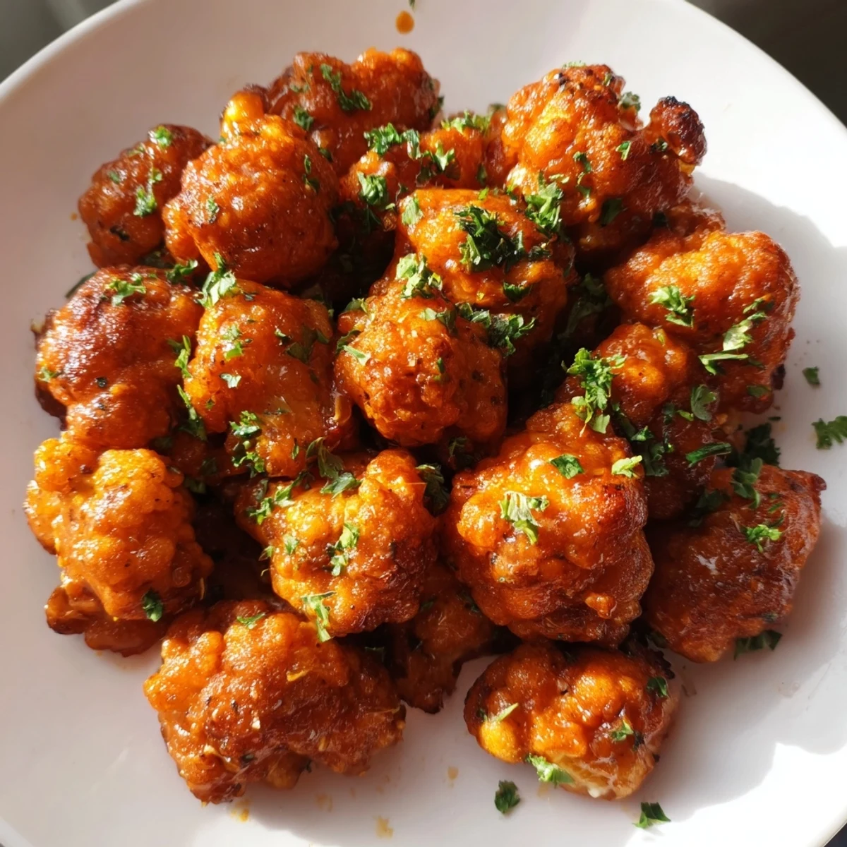 Sriracha Buffalo Cauliflower Bites