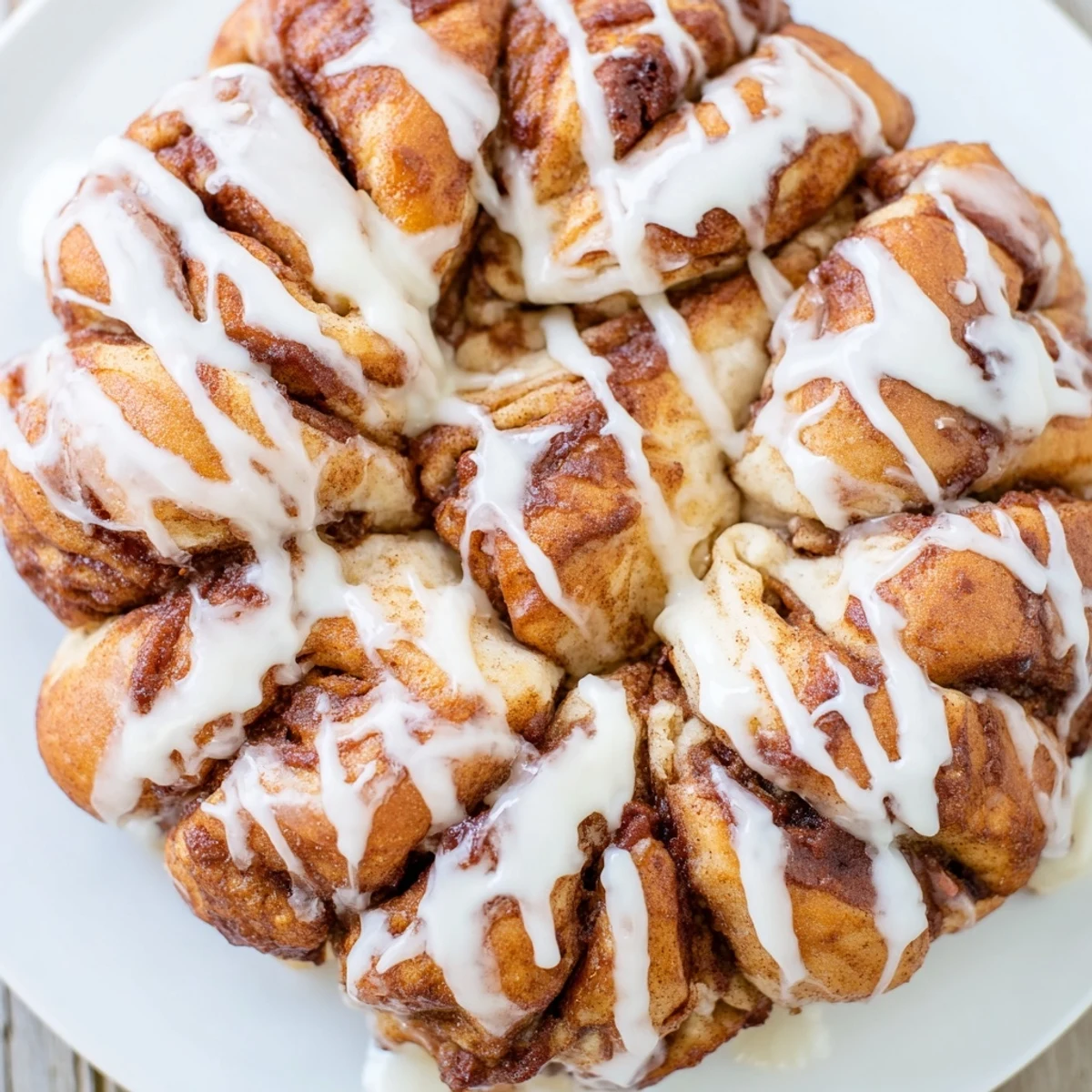 Cinnamon Roll Pull-Apart Snowflake