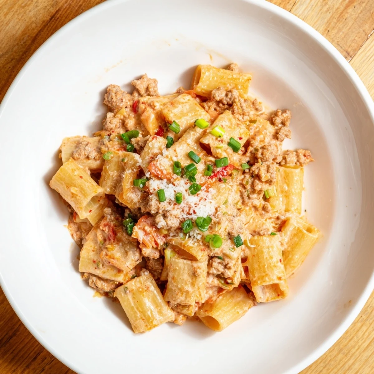 Kimchi Ragu Pasta Fusion
