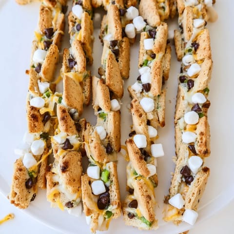 Cheesy Jalapeño Smores Sticks
