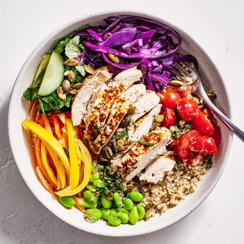 Healthy Meal-Prep Bowls Layers