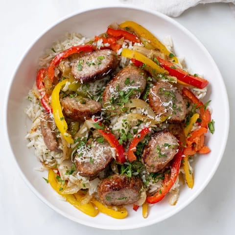 Italian Sausage Peppers Rice