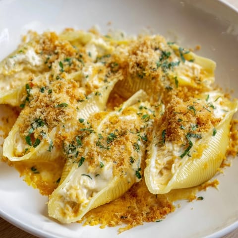 Pumpkin Gouda Stuffed Shells