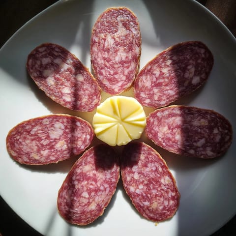 Tudor Rose Salami Cheese