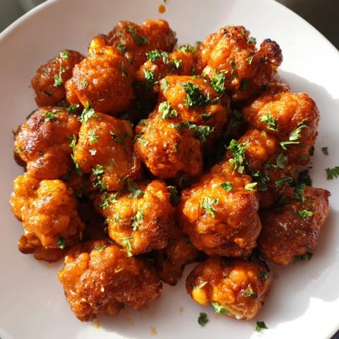 Sriracha Buffalo Cauliflower Bites