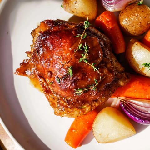 Maple Dijon Chicken Thighs