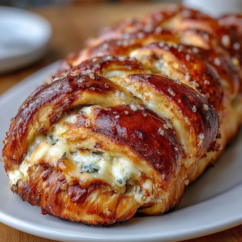 King Cake Braid Lemon Filling