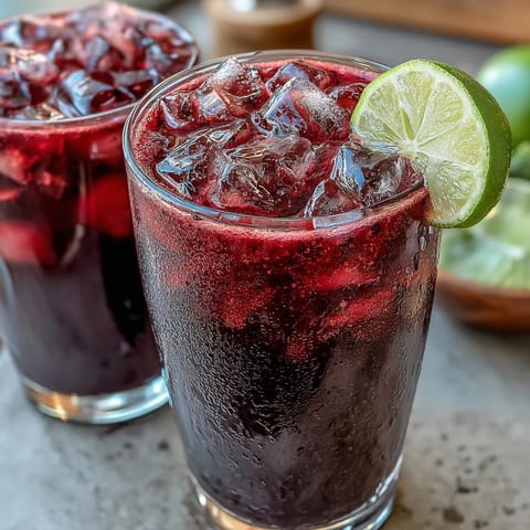 Creamy tropical Dragon Drink Refresher featuring dragon fruit, coconut milk, and lime, perfect for a refreshing summer sip.