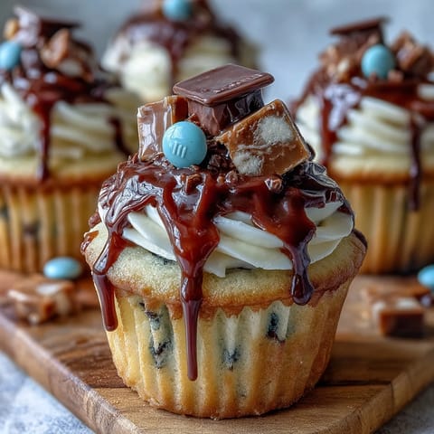 Simple Graduation Cupcakes with Cap Toppers in bright colors, frosted with swirls of buttercream and topped with edible chocolate graduation caps and candy tassels.