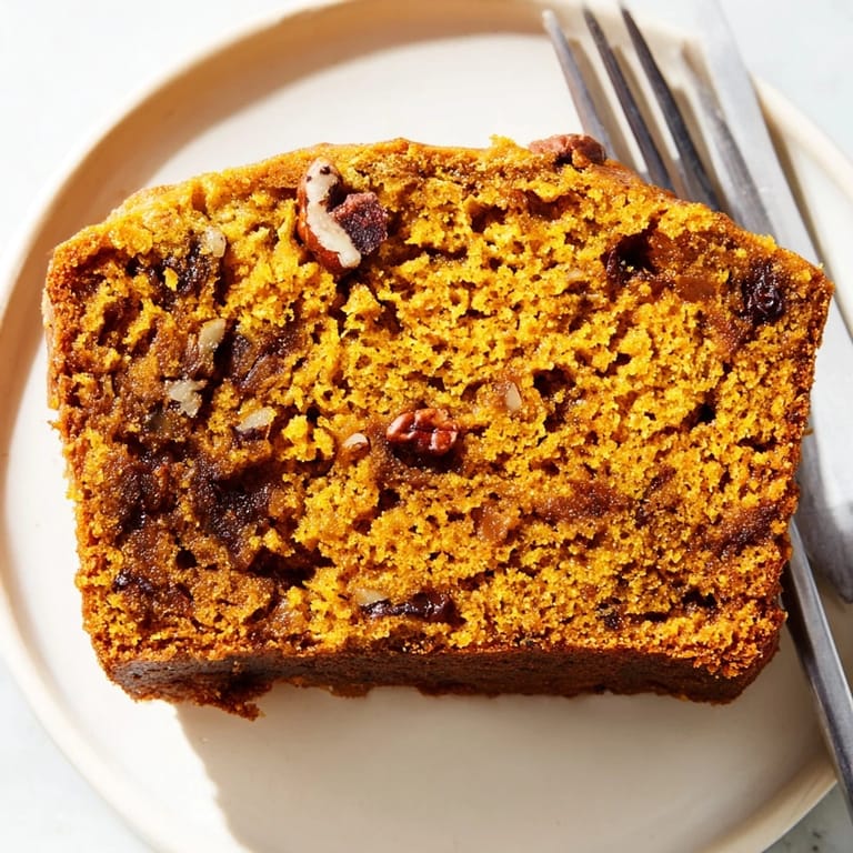 Moist Sweet Tea Pumpkin Pancake Muffin Loaf with chocolate chips, delightful for afternoon snacks.