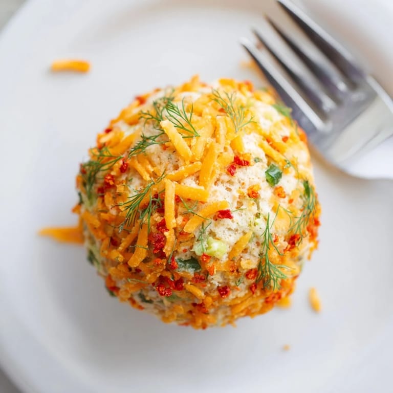 Deliciously spicy muffin balls with tangy pickles and a crunchy Cheetos crust.  