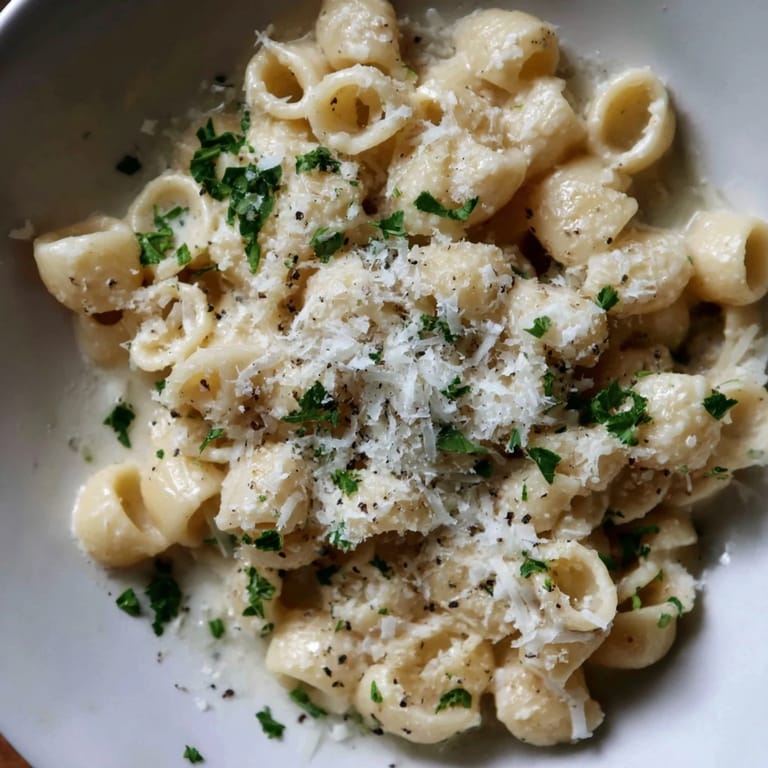 Quick and easy 15-Minute-Garlic Parmesan Pasta, a one-pot meal perfect for busy weeknights, Italian inspired.