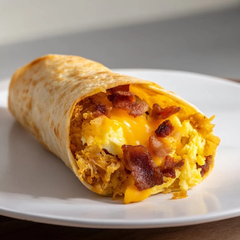 Close-up of fluffy B.E.C. Breakfast Bites, showcasing the delicious combination of eggs, bacon, cheese, and hash browns.