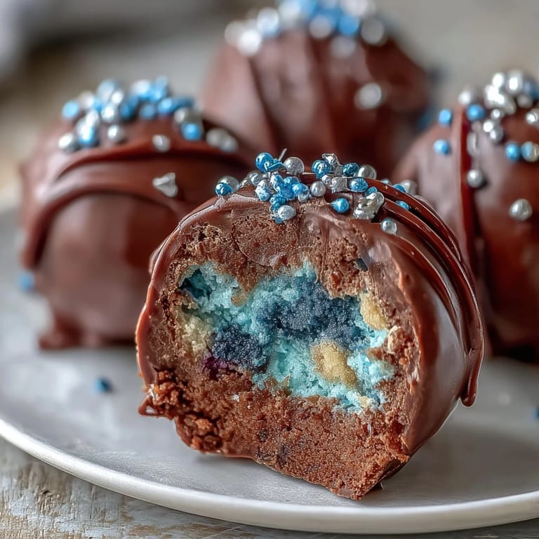 Vibrant galaxy-inspired cake pops decorated with edible glitter, showcasing swirling colors and a whimsical Pisces zodiac-inspired design for a magical dessert.